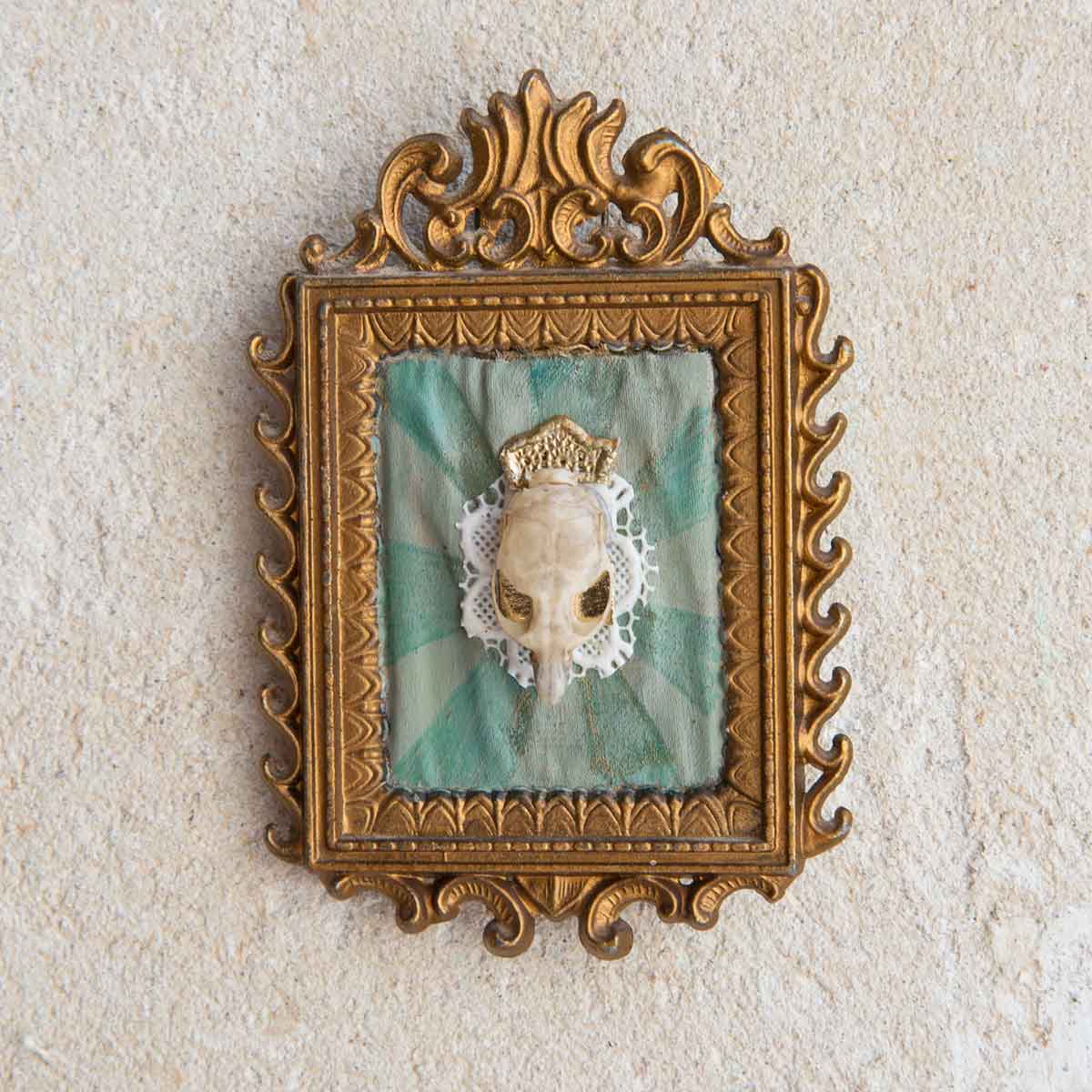 Installation 'Mouse Skull' Caterina Rancho