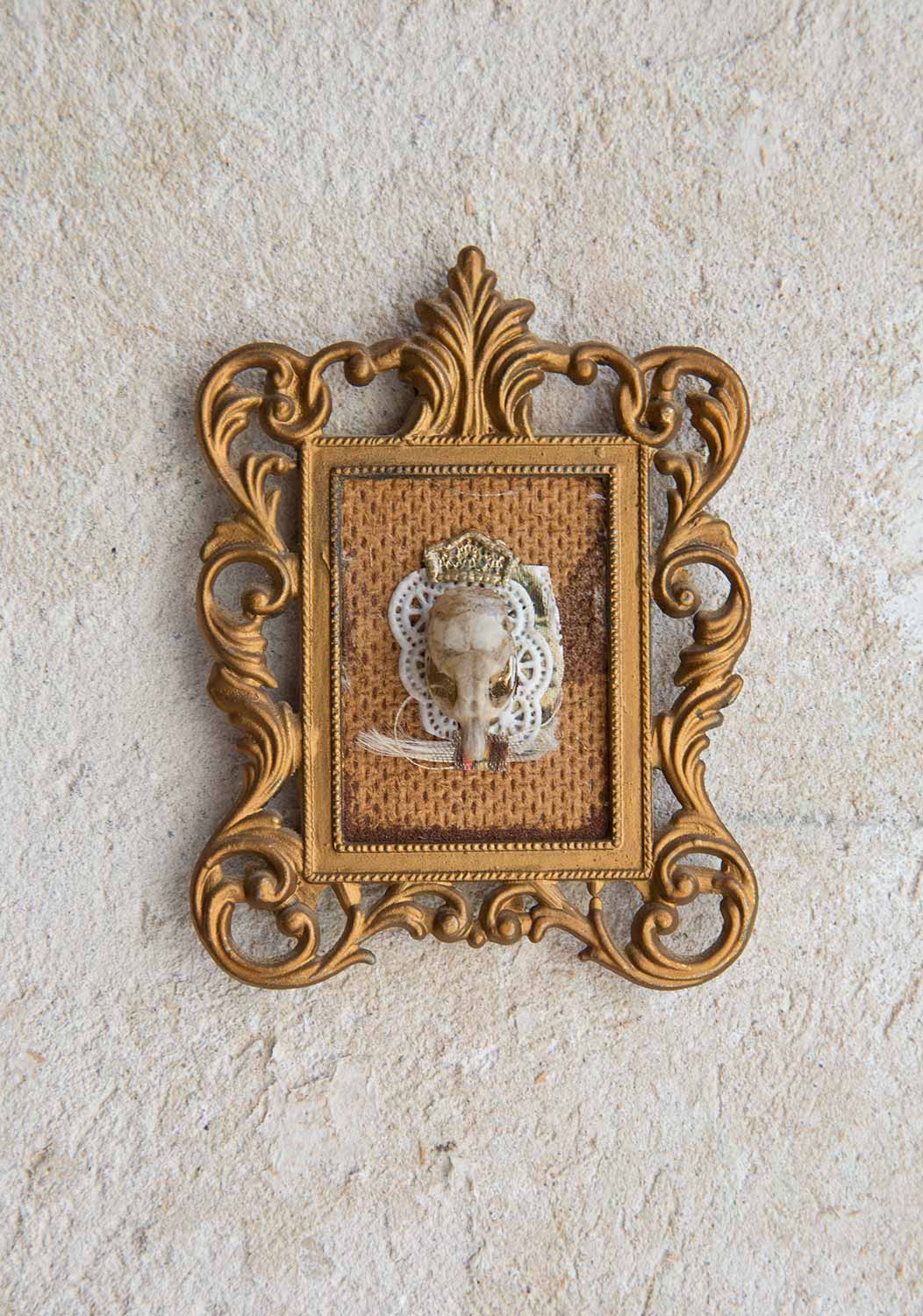 Installation 'Mouse Skull' Caterina Rancho